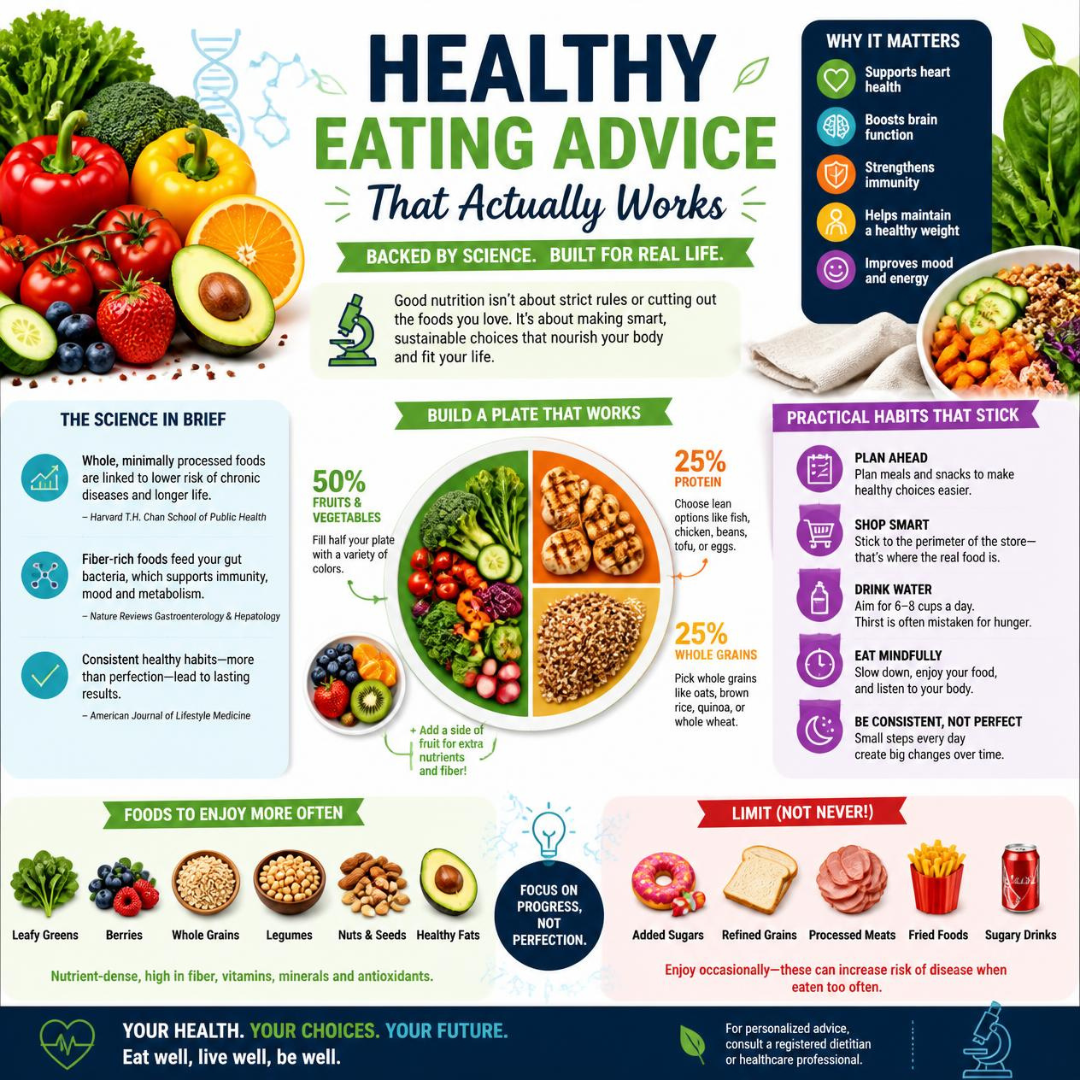Healthy Eating Advice That Actually Works (Backed by Science)