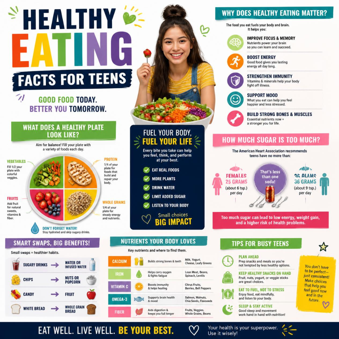Healthy Eating Facts for Teens: Clear Answers to Big Questions